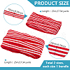   50M 2 Styles Polyester Stripe Ribbon OCOR-PH0004-92-2