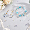 Beebeecraft 100Pcs 10 Styles  Electroplate Glass Charms EGLA-BBC0001-04-4
