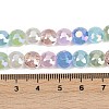 Electroplate Glass Beads Strands EGLA-G039-02A-02-4
