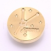 Brass Wax Sealing Stamp Head AJEW-TAC0026-01LG-04-1