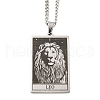 Non-Tarnish 304 Stainless Steel Tarot Pendant Necklaces NJEW-A026-01P-05-1