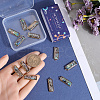 SUNNYCLUE 12Pcs Natural Paua Shell Pendants KK-SC0005-37-3