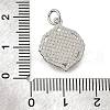 Brass Shell Pendants KK-D328-01P-C-3