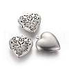 316 Stainless Steel Locket Pendants STAS-G192-05P-1