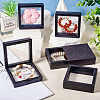 Square Transparent PE Thin Film Suspension Jewelry Floating Frame Displays ODIS-TAC0002-02A-7