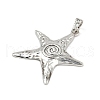 Tibetan Style Alloy Big Pendants PALLOY-V008-03A-AS-2