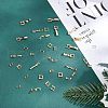 SUPERFINDINGS 20 Sets 2 Styles Eco-Friendly Brass Watch Band Clasps KK-FH0004-01-8