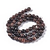 Natural Tiger Eye Beads Strands G-K301-6mm-01-2