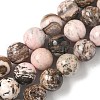 Natural Argentina Rhodonite Beads Strands G-G271-B02-10mm-2