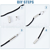 DICOSMETIC 20 Sets 5 Colors Alloy Aglets for Shoelaces DIY-DC0002-18-4