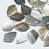 Black Lip Shell Pendants SSHEL-S260-045-1