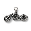 304 Stainless Steel Pendants STAS-D014-16AS-1