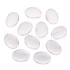Transparent Clear Glass Flat Back Cabochons GGLA-TA0001-02-40x30-2