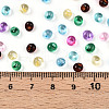 3/0 Baking Paint Glass Fringe Seed Beads SEED-A034-04K-4