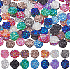 SUNNYCLUE 140Pcs 14 Colors Druzy Resin Decoden Cabochons RESI-SC0005-55-1