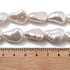 Natural Baroque Keshi Pearl Beads Strands PEAR-P064-07A-01A-5