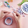 20Pcs Blue Cube Letter Silicone Beads 12x12x12mm Square Dice Alphabet Beads with 2mm Hole Spacer Loose Letter Beads for Bracelet Necklace Jewelry Making JX434Z-5