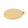 304 Stainless Steel Stamping Blank Tag Pendants STAS-D365-03G-2