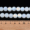 Frosted Imitation Jade Glass Beads Strands GLAA-T032-J10mm-MBB02-4