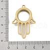 Ion Plating(IP) 304 Stainless Stee Locket Pendants STAS-S132-11G-01-3