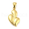 304 Stainless Steel Pendants STAS-E201-05G-1