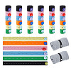 CHGCRAFT 36Pcs 6 Style Polyester Curtain Tiebacks FIND-CA0006-04-1