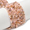 Natural Pink Opal Beads Strands G-C201-B03-3mm-2