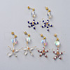 Dangle Stud Earrings EJEW-JE03694-1