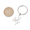 201 Stainless Steel Keychain KEYC-JKC01184-04-3