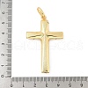 Cross Brass Big Pendants KK-M327-07A-G-3
