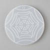 Halloween DIY Spider Web Pendant Silicone Molds DIY-P006-36-2