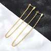 Long Chain Tassel Dangle Stud Earrings for Girl Women ZIRC-C025-23G-3