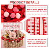 AHADERMAKER 6.5 Yards Gradient Color Polyester Pom Pom Ball Tassel Ribbons DIY-GA0006-95D-4