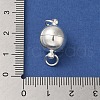 Brass Magnetic Clasps with Loops MC022-S-3