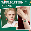 SOFPLATE Christmas Theme 300Pcs Handmade Polymer Clay Beads CLAY-SP0001-01B-5