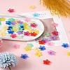 Yilisi 200Pcs 10 Colors Frosted Acrylic Bead Caps MACR-YS0001-02-27