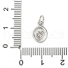 Brass Micro Pave Cubic Zirconia Charms KK-I276-58P-3