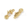 Brass Micro Pave Cubic Zirconia Pendants KK-C093-10G-2