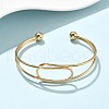 304 Stainless Steel Cuff Bangles BJEW-L682-034G-2