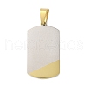 304 Stainless Steel Pendants STAS-G346-46GP-1