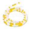 Glass Beads Strands EGLA-A034-M4mm-28-4