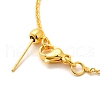 Brass Cable Chains Bracelets for Women BJEW-G735-09G-2