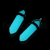 Synthetic Luminous Stone Pointed Pendants G-B041-04P-02-1