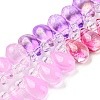 Transparent Glass Beads Strands GLAA-B014-01A-2