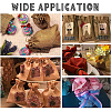 Burlap Packing Pouches Drawstring Bags ABAG-BC0001-15-6