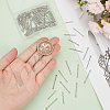 Unicraftale 120Pcs 3 Styles 304 Stainless Steel Bar Connector Charms STAS-UN0056-26-4