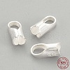 925 Sterling Silver Ends Caps STER-S002-28-3