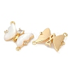 Brass Micro Pave Cubic Zirconia Pendants KK-U043-31G-01-2