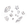 Craftdady 7 Style Cubic Zirconia Cabochons ZIRC-CD0001-07-3