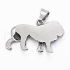 316 Surgical Stainless Steel Pendants STAS-H387-08AS-2